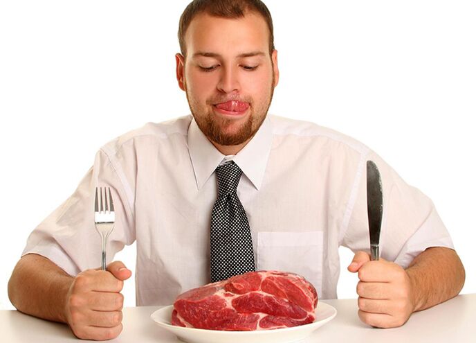 Thịt đỏ trong chế độ ăn của đàn ông